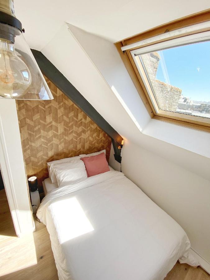 Marie Et Brieuc _ Duplex Lumineux Colore Atypique Face Cathedrale แซงต์-บรีเออ ภายนอก รูปภาพ