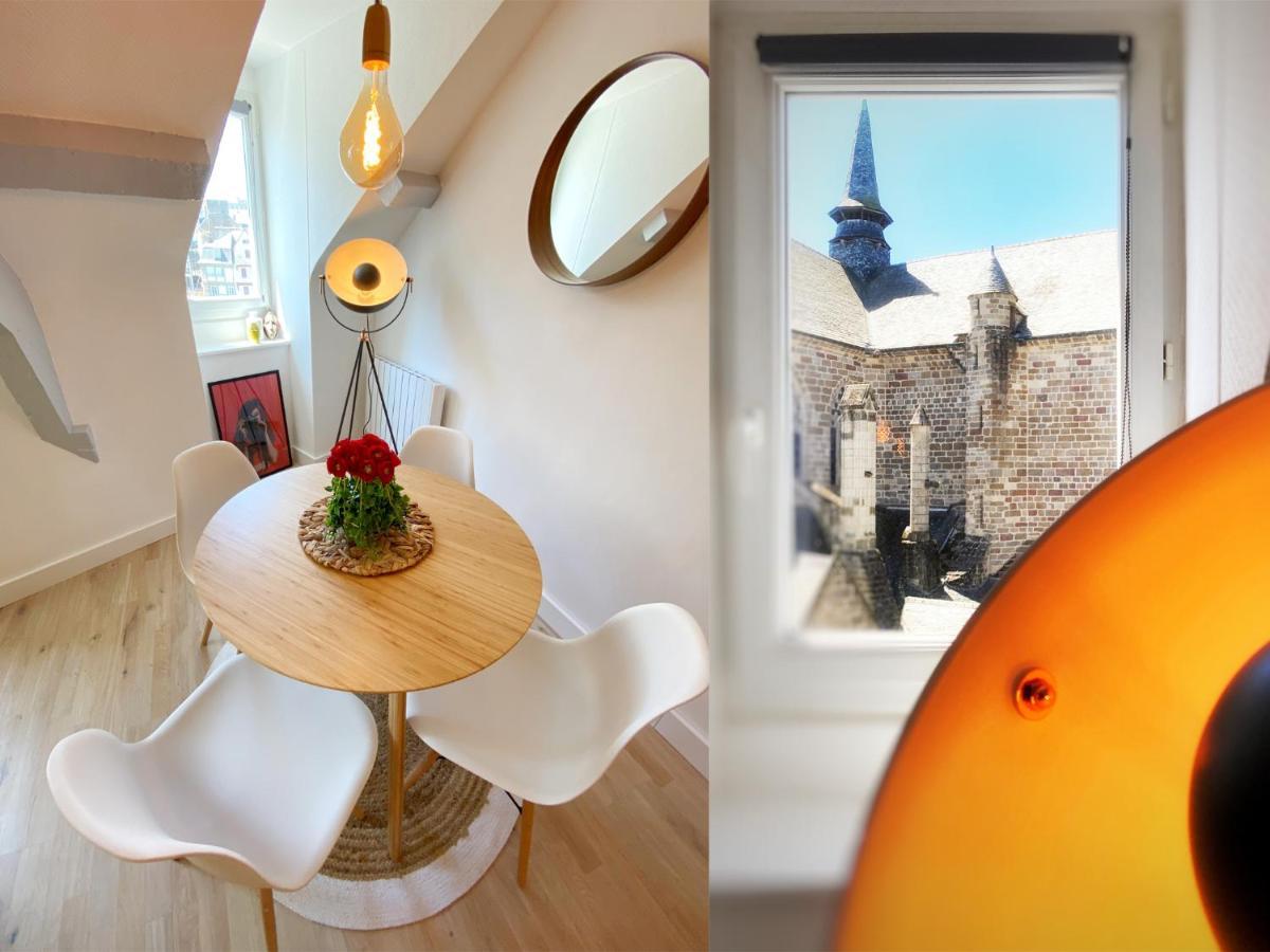 Marie Et Brieuc _ Duplex Lumineux Colore Atypique Face Cathedrale แซงต์-บรีเออ ภายนอก รูปภาพ