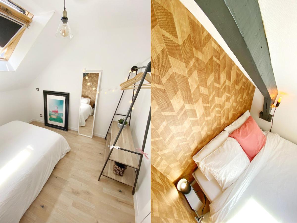 Marie Et Brieuc _ Duplex Lumineux Colore Atypique Face Cathedrale แซงต์-บรีเออ ภายนอก รูปภาพ