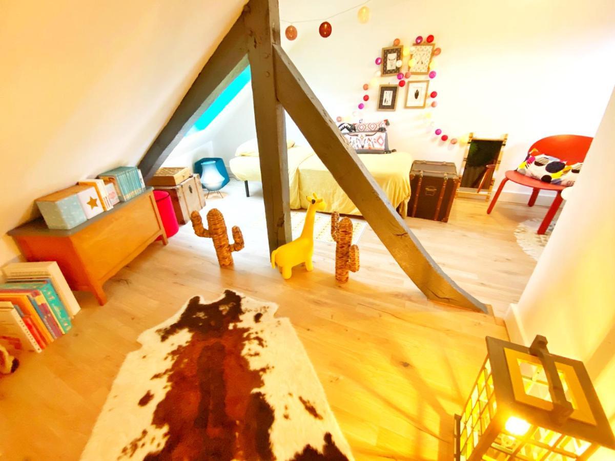 Marie Et Brieuc _ Duplex Lumineux Colore Atypique Face Cathedrale แซงต์-บรีเออ ภายนอก รูปภาพ