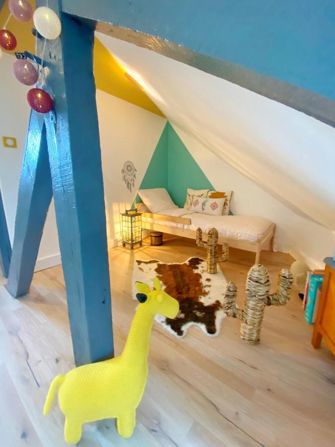 Marie Et Brieuc _ Duplex Lumineux Colore Atypique Face Cathedrale แซงต์-บรีเออ ภายนอก รูปภาพ